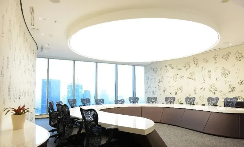 Bank BTPN Headquarters — Jakarta, Indonesia workplace interior