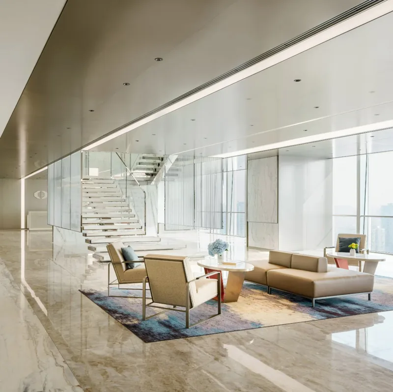 GTJA Innovation Investment — Shanghai, China workplace interior