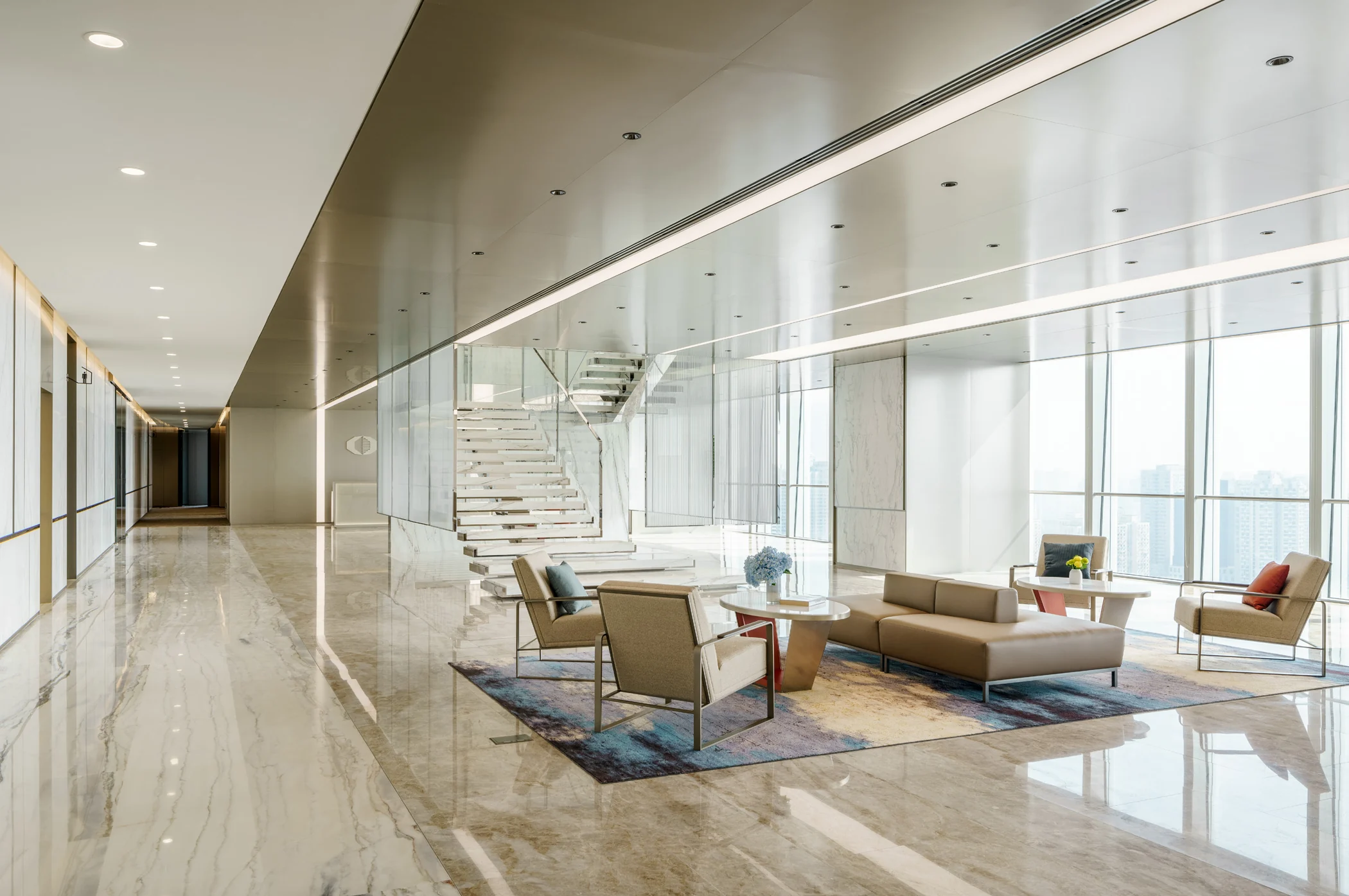 GTJA Securities — Shanghai, China workplace interior
