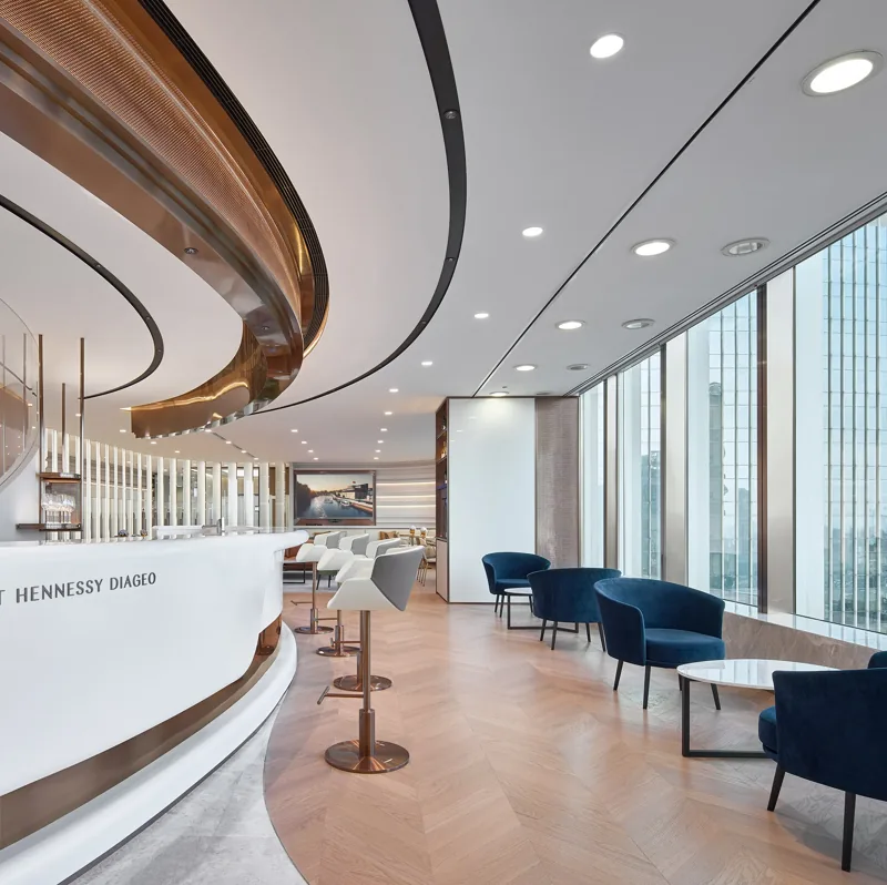 Moët Hennessy Diageo — Shanghai, China workplace interior