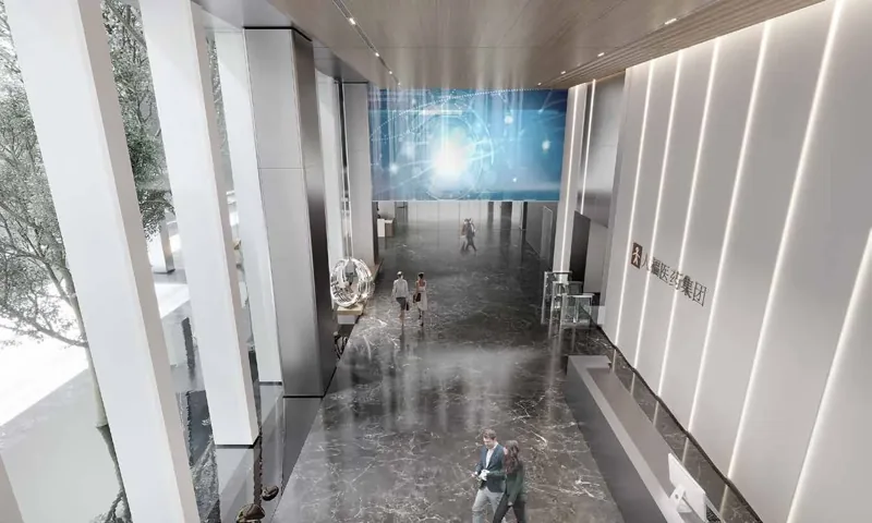 Optics Valley Biomedical Innovation Centre — Wuhan, China workplace interior