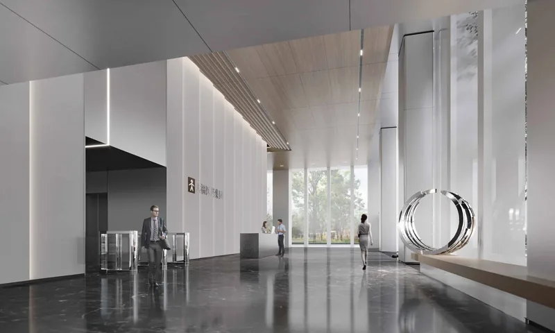 Optics Valley Biomedical Innovation Centre — Wuhan, China workplace interior