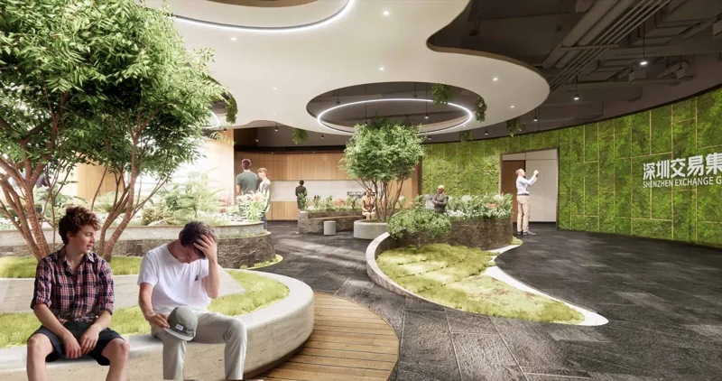 Shenzhen Trading Group Headquarters — Shenzhen, China workplace interior