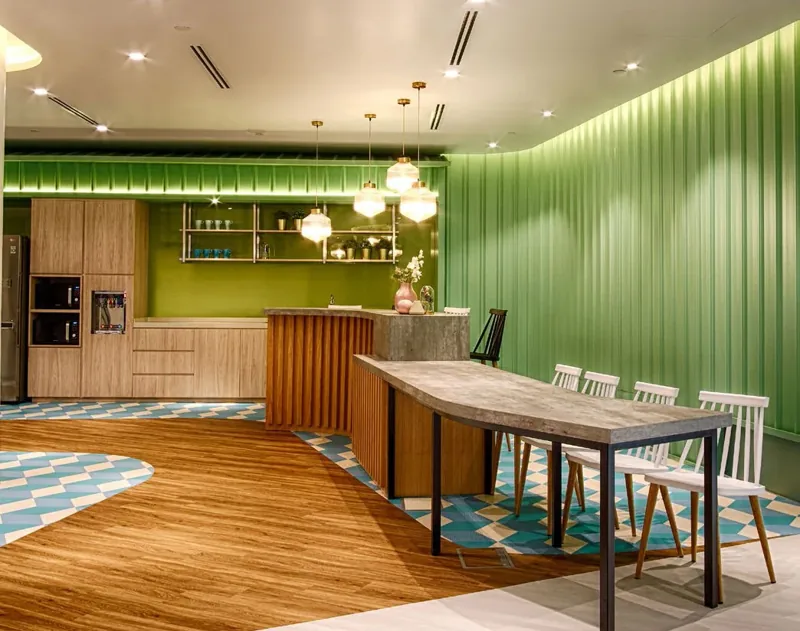 UOB SGX Workplace — Singapore workplace interior