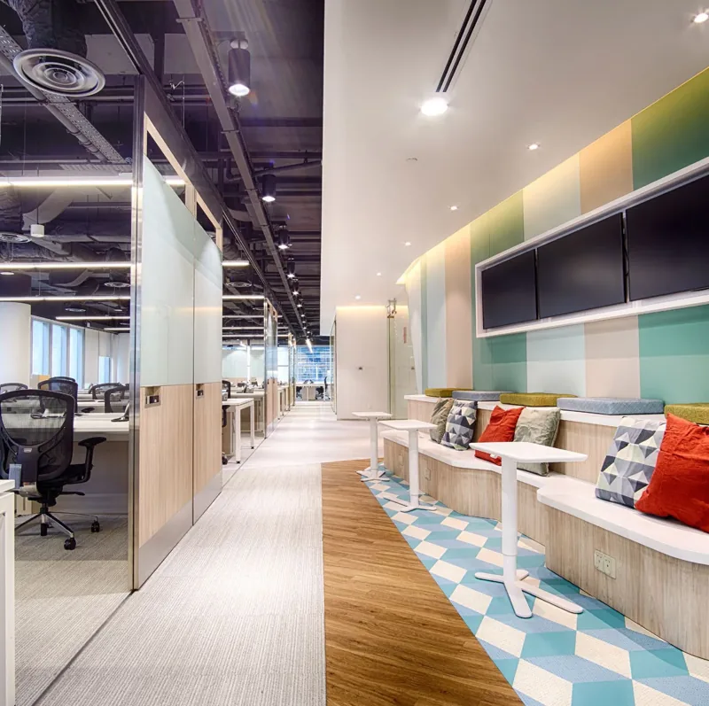 UOB SGX Workplace — Singapore workplace interior